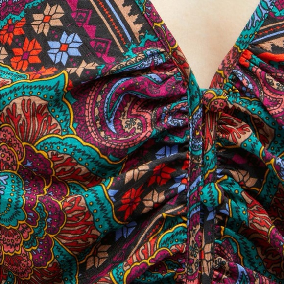 NWT Veronica Beard Simmons Top, *Flame Red Multi, Size 6 | Retail $448 ๐ฆ๐ - Picture 5 of 7